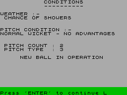 Running screen