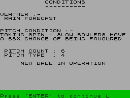 Running screen