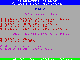 Running screen