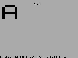 Running screen