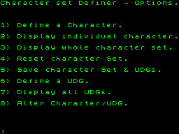 Running screen