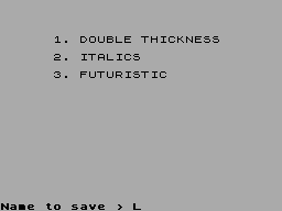 Running screen
