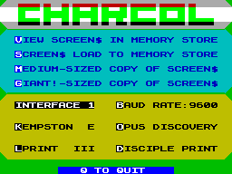 Running screen
