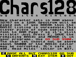 Running screen