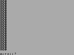 Running screen