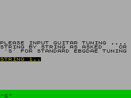 Running screen