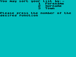 Running screen