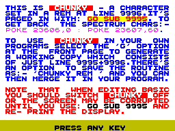 Running screen
