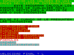 Running screen
