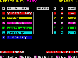 Running screen