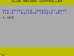 Running screen