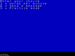 Running screen