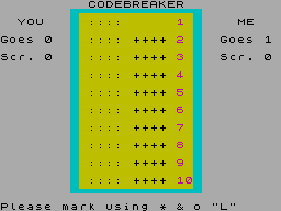 Running screen