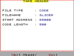 Running screen