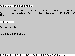 Running screen