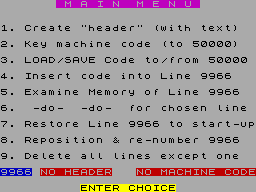 Running screen