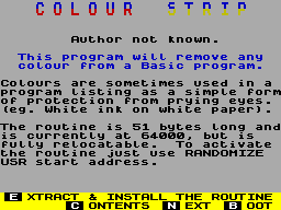 Running screen