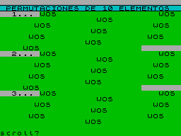 Running screen
