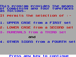 Running screen