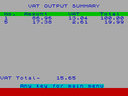 Running screen