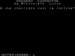 Running screen