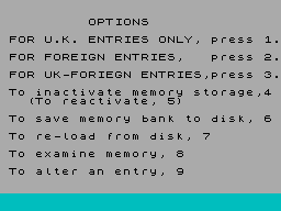Running screen