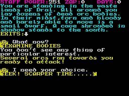 Running screen