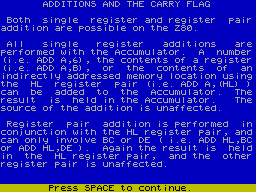 Running screen