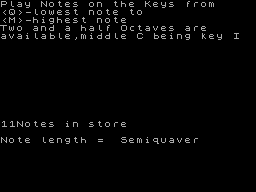 Running screen