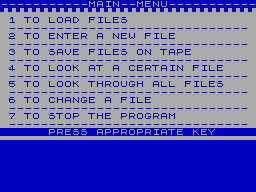 Running screen