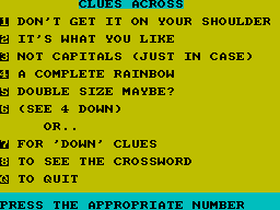 Running screen