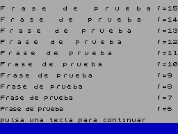 Running screen