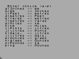 Running screen