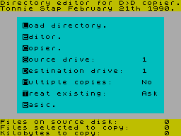 Running screen