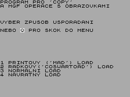 Running screen