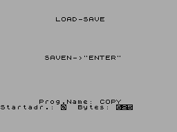 Running screen