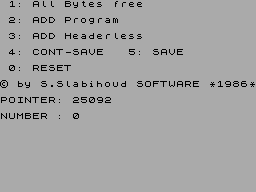 Running screen