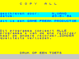 Running screen