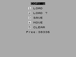 Running screen