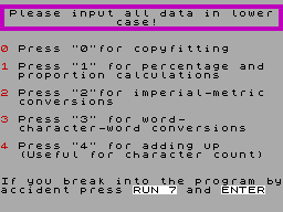 Running screen
