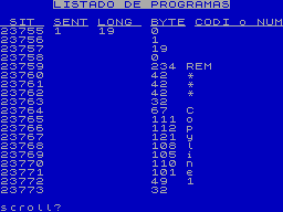 Running screen