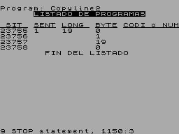 Running screen