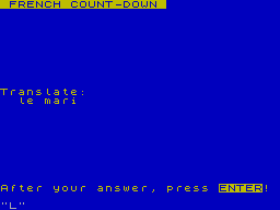 Running screen