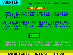 Running screen