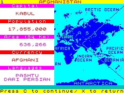 Running screen