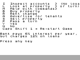 Running screen