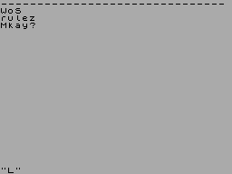 Running screen