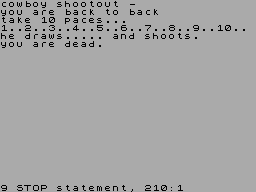 Running screen