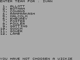 Running screen