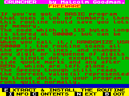 Running screen